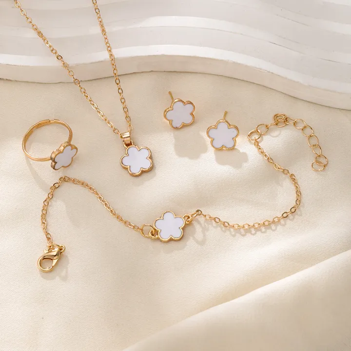 1Set%20Exquisite%20Fashion%20Five%20Leaf%20Grass%20Necklace%20Earrings%20Bracelet%20Ring%20For%20Women%20Girls%20Simple%20Elegant%20Daily%20Accessories%20Gifts%20-%20Image%205
