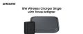 SAMSUNG 15W Wireless Charger Single, Cordless Super Fast Charging Pad for Galaxy Phones and Devices, USB C Cable Included. 