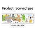 Hiding Animals Tree  Home Decoration star baby children cartoon bedroom room decor wall stickers removable kids nursery decal sticker Wall Decoration Stickers wall deco Mickey Balloonids. 