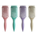 【HOT】 Curl Define Styling Brush Hollow Out Detangling Brush Tangled Wet Curly Hair Comb Shaping Curls Barber Hairdressing Tools. 