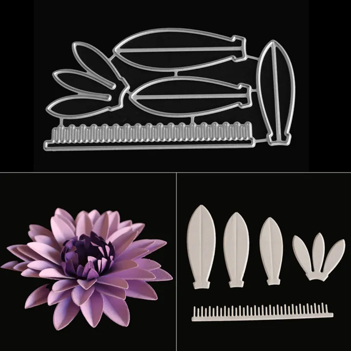 Flower Petals Metal Cutting Dies for DIY Greeting Card Scrapbooking Decoration