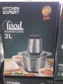 Kitchen Expert Multi Function Electric Vegetable Cutter Slicer Chopper Stainless Steel Food Processor Mixer Grinder 3L. 