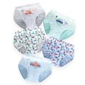 5 PC/Lot Racing Car Pattern Boys Triangle Underpants Cotton Children Panties Breathable Kids Underwear Boy Panty Non-Fluorescent. 
