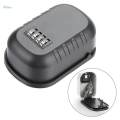 Strong Alloy Hidden Key Lockbox Black. 