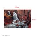 PVC Aquarium River Background Poster Fish Tank Wall Paper Sticker Decoration. 