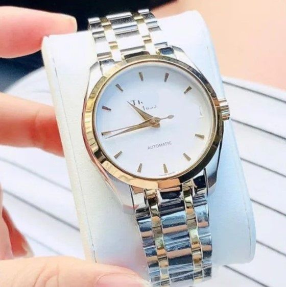 New Design Two Tone Gold Silver Stainless Steel Watch Premium