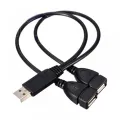 USB 2.0 Splitter Y Cable 1 Male to 2 Female Extension Cord Power Adapter Converter for PC Data Transmission Cable. 