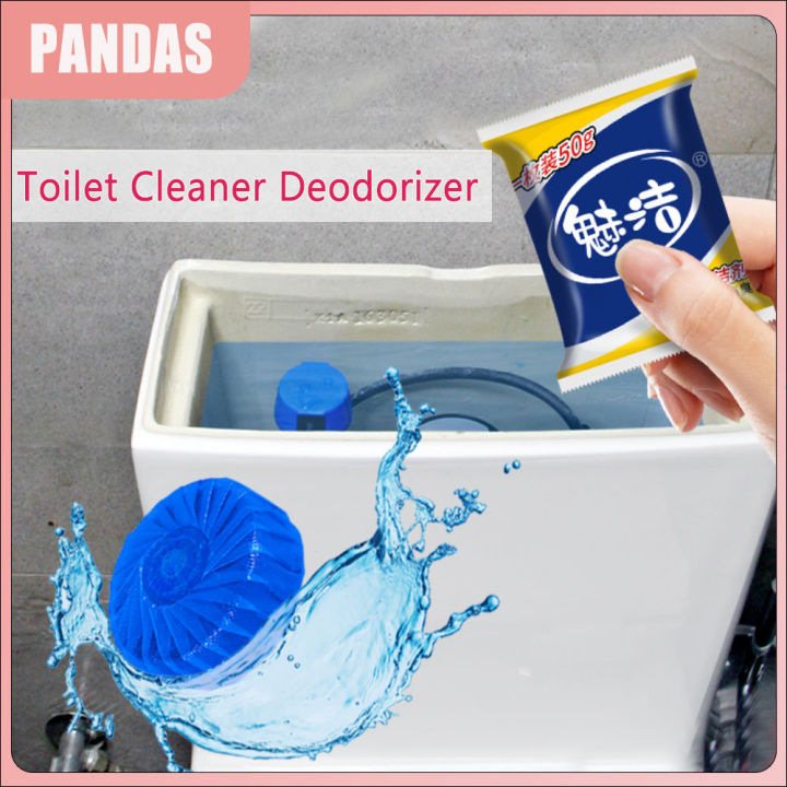 Toilet Deodorizer Long-term Cleaning Toilet Cleaner Deodorization Flushing Lemon Fragrance Blue Bubble Toilet Cleaning Tool