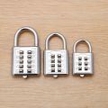 Small 6-Digit Button Combination Padlock 3-Digit Lock Mechanism Blind Button Password Lock Number 10-Digit Password Padlock Drawer Bag for Travel Luggage Lock Baggage Luggage School Locker Shed Cabinet Tool Box Garage Chain Gate Cage Digit Padlock. 