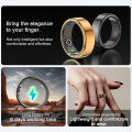 ARMICO For Android IOS Smart Ring Real Heart Rate Teenagers Stainless Steel Ring Swimming Waterproof Smart Ring 2024 For Jewelry Gift. 