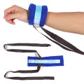 Patients Limbs Restraint Strap Wrist Ankle Fixation Belt Binding Band Blue Average Size For Home Health Care(Blue Average Size). 