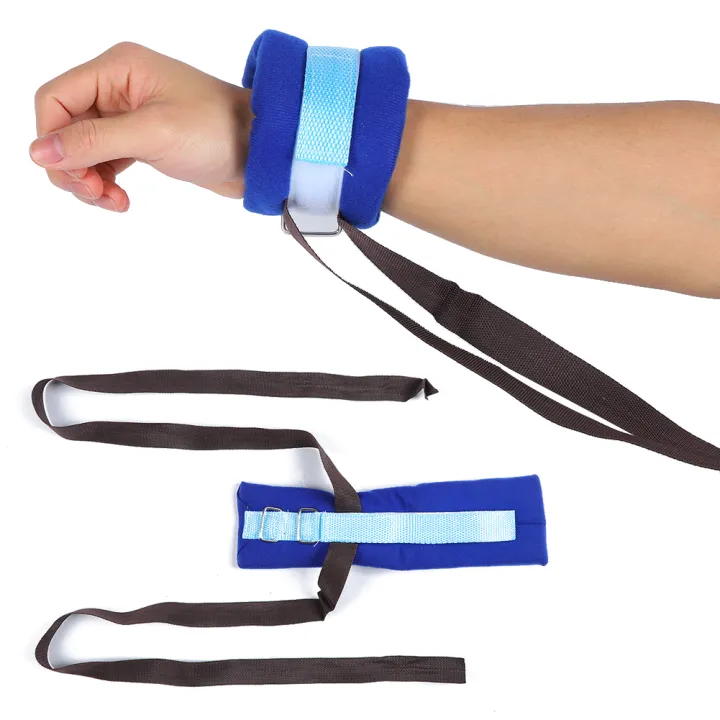 Patients%20Limbs%20Restraint%20Strap%20Wrist%20Ankle%20Fixation%20Belt%20Binding%20Band%20Blue%20Average%20Size%20For%20Home%20Health%20Care(Blue%20Average%20Size)%20-%20Image%203