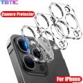 TBTIC Tempered Glass For iPhone 14 13 12 11 ProMax Mini Camera Lens Screen Protector Transparent Camera Lens Tempered Glass Screen Protector. 