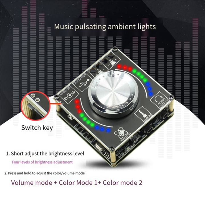 10W15W20W%20Stereo%20Bluetooth%20Audio%20Digital%20Amplifier%20Board%20Module%20Volume%20Spectrum%20Music%20Rhythm%20Light%20D15H%20Black%20-%20Image%206