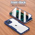 【ThinkWay】360 Full Body Front Screen Transparent Phone Case For iPhone 11 12 13 Pro Max XS X XR 7 8 Plus SE 2 Shockproof Bumper Back Cover. 