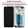 For 2018 / Y5 Lite Lcd Display Touch Screen For 7A 7s DUA-L22. 