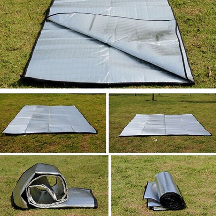 Ultralight Outdoor Travel Waterproof Camping Mat Picnic Blanket Beach Mattress Sleeping Pad Aluminum Foil Eva Foam Mat