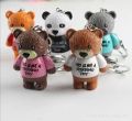Creative souvenir pendant panda keychain zoo activities small gift keychain. 