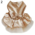 【Atoztide Store】(New) pet dog puppy bow gauze dress skirt sequin princess clothes. 