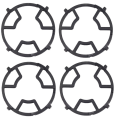4 PCS Cast Iron Gas Cooker Shelf Gas Stove Cooker Plate Reducer Ring Holder Home Kitchen. 