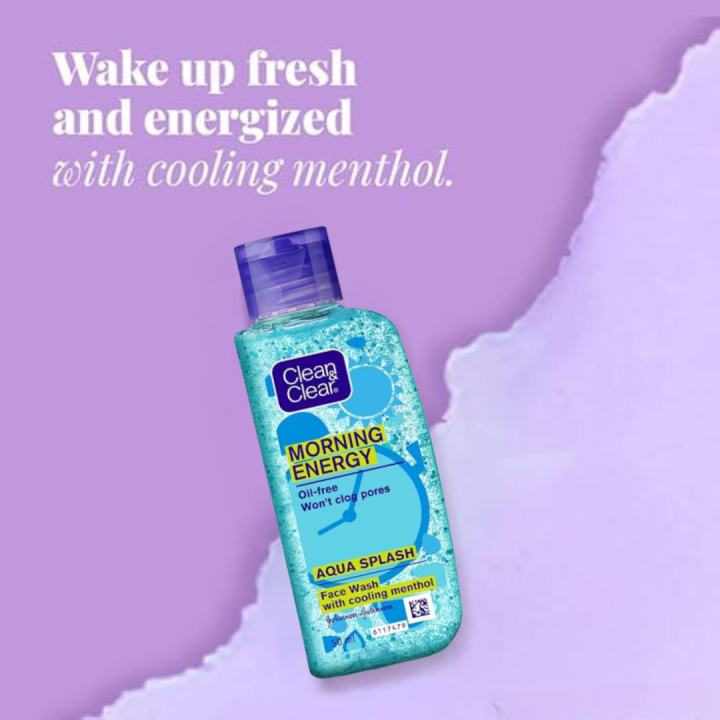 Clean%20&%20Clear%20Face%20Wash%20Morning%20Energy%20with%20Vitamin%20E%20&%20A%20Aqua%20Splash%2050ml%20-%20Image%206