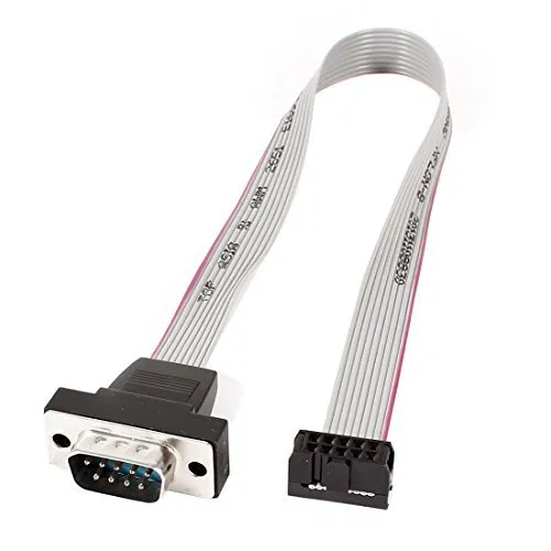 VGA%20Male%20DB9%20RS232%20Male%20to%2010%20Pin%20Serial%20Port%20Ribbon%20Power%20Cable%20Adapter%20232%20serial%20line%209-pin%20bezel%20motherboard%20line%20Cp-1-65-125L%20-%20Image%203