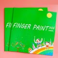 16cm Funny 6 Colors Ink Pad Stamp DIY Finger Painting Craft Cardmaking For Kids Montessori Drawing 0-12 Months Baby Toys. 