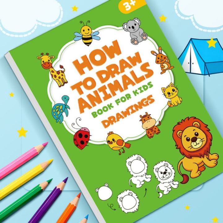 Creative%20How%20to%20Draw%20Animals%20Animals%20Drawing%20Book%20Illustrated%20Tutorials%20Painting%20Guide%20Figure%20Templates%20Painting%20Book%20Step-by-Step%20Guide%20Early%20Educational%20Step-by-Step%20Drawing%20Book%20Classroom%20-%20Image%205