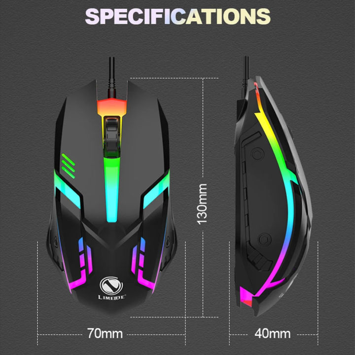 LIMEIDE%20S1%20RGB%207%20Color%20LED%201200DPI%20Gaming%20Mouse%20-%203%20Keys%20Mouse%20Colorful%20Lighting%20Gaming-%20RGB%20Mouse%20-%20Image%204