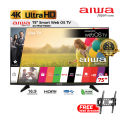 AIWA 75inch LED WebOS Smart 4K Television. 