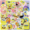 20/40pcs Spongebob Stickers Square Pants American Animation Stickers for Laptop Scrapbook Journal Kids Girls Boys Stickers. 