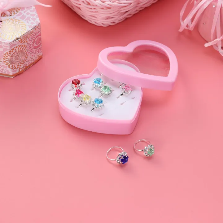%E3%80%90BestGO%E3%80%9112pcs%20Child%20Ring%20Beautiful%20Colorful%20Diamante%20Ring%20Set%20Gift%20With%20Heart-Shaped%20Box%20for%20Girl%20Kid%20Child%20-%20Image%203