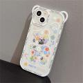 HOCE Cute Flower Bear Ear Crossbody Phone Cases For iPhone 17 16 15 13 12 11 14 Pro XS Max X 7 8 14 15 16 Plus 17 Air Case Lanyard Strap Shockproof Soft Cover. 