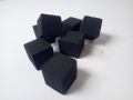 Cube Shaped Coconut Shell Charcoal Cube. 