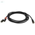 RCA to 2RCA Subwoofer Cable Y Adapter Splitter for Headphone Amplifier 2m. 