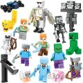 【New Arrivals】Compatible with LEGO Minecraft Minifigures Looters Ancient Guardians Gloopers Skeletons Building Blocks Assembly Toys. 