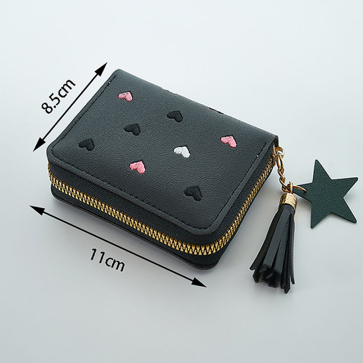 Women%20Wallet%20Ladies%20Mini%20Small%20Short%20Tassel%20Wallet%20Cute%20Girl%20Zipper%20Pu%20Leather%20Coin%20Purse%20Female%20Hand%20Wallet%20Purse%20-%20Image%202
