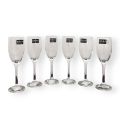 King Dealay Wine Glass Set 6Pcs 120ml L15 Champagne Drinking Glass Hotel & Home Glassware. 