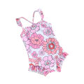 Toddler Baby Girls Swimsuit Floral Print Straps Beachwear Sleeveless Ruffles Summer Beach Bathing Suit. 