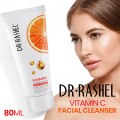 DR.RASHEL Natural Vitamin C Facial Cleanser / Face Wash  contains Hyaluronic Acid Face Wash Brightening Anti-Aging Deep Cleansing 80g / Dr Rashel (rvcf). 