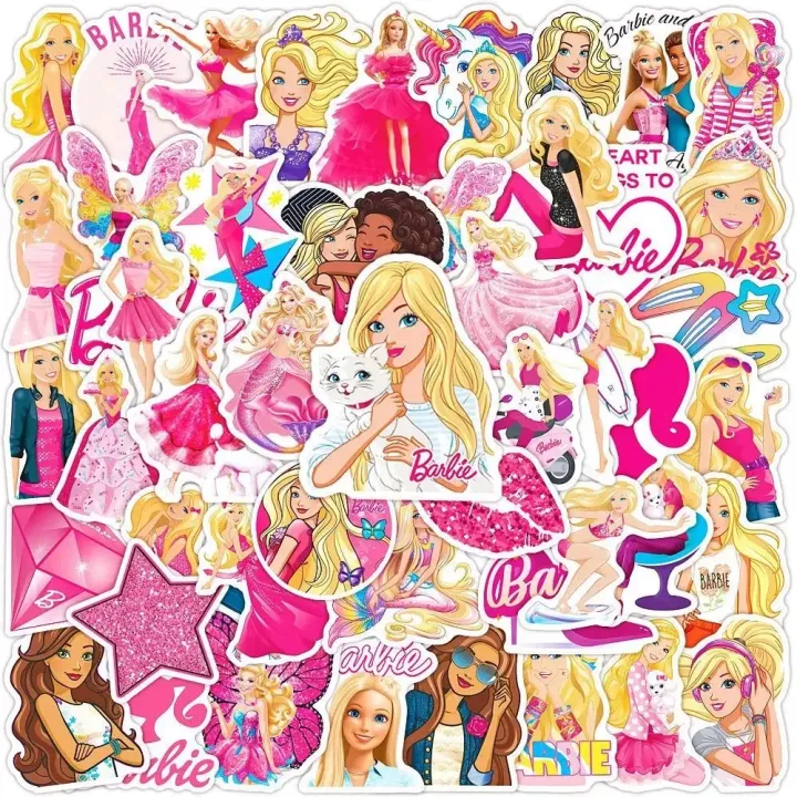 50Pcs%20Cartoon%20Anime%20Princess%20Barbie%20Stickers%20for%20Scrapbooking%20Laptop%20DIY%20Notebook%20Phone%20Case%20Waterproof%20Decor%20Sticker%20Girl%20-%20Image%202