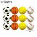Mini Basketball Balls 12pcs Mini Basketball Stress Relief Squeeze Balls for Party Favor Decoration Realistic Mini Ball Toy Fun Anxiety Relief Bouncy Mini Basketballs. 