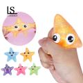 Loveseason Starfish Squeeze Toy Shine Sequins Creative Squishes Decompression Toy. 