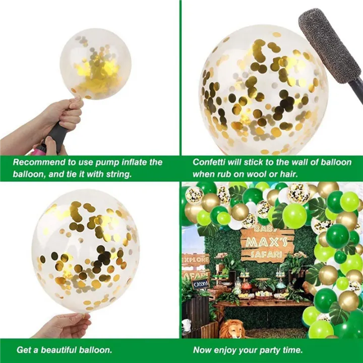 NXFDSIOZ%20268Pcs%20Jungle%20Party%20Balloon%20Arch%20Green%20Balloon%20Decoration,%20with%20Artificial%20Tropical%20Palm%20Leaves%20for%20Birthday%20Party%20-%20Image%205