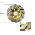 Diamond Grinding Cup Wheel 4" 12 Segment Grinding Wheel for Woodwork Carving 16 holes. 