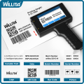 Willita Portable Handheld Inkjet Printer For Batch Number Barcode UV QR Code Logo Textile Hand Date Printer Label Coding Machine. 