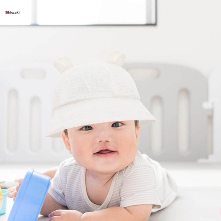 Beach Cap Newborn Sun Hats Cartoon for 3-12Month Sun Protective