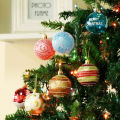 Christmas Hanging Ball Painted Ball 6cm 12PCS for Xmas Ornaments Christmas Tree Decoration Deco Home Party Daily Use Present Gift Festival Holiday Housewarming Portable. 
