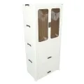 Portable Wardrobe Closet Foldable Wardrobe Organizer Toy Storage Box for Bedroom. 