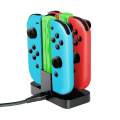 Joy-Con Charger 4 in 1 Switch Charging Dock Station With LED Indication For Nintendo Switch Controller. 